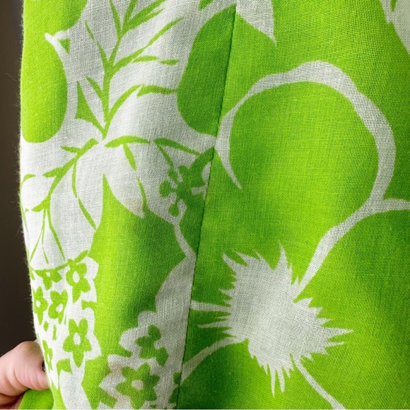 Vintage Saks Fifth Avenue Cotton Floral Romper - Picture 4 of 9